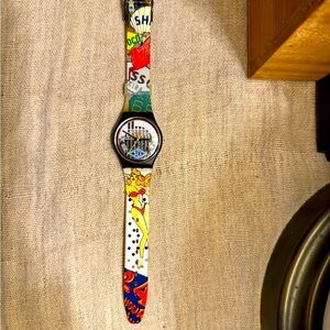 Vintage 1990’s BIG ENUFF Swatch Watch — UNISEX